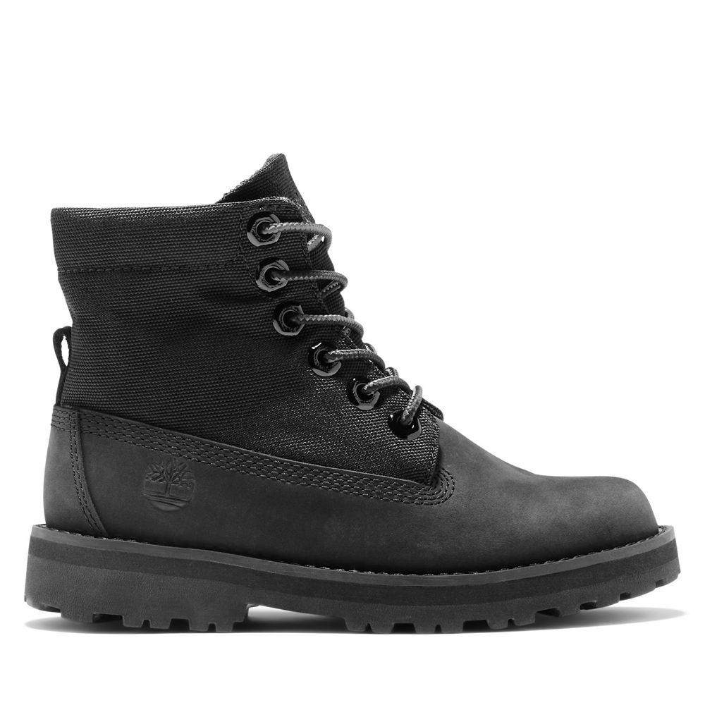 Tenisi Timberland Copii Negrii - Junior Courma Roll-Top Boots - Romania - FLEXSJ965